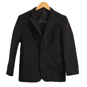 Amherst Collection Boys Blazer Black Suit Jacket Size 12‎ Husky Preppy Classic